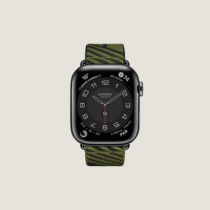 Band Apple Watch Hermes Single Tour 41 mm Jumping | Hermès Canada